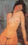 Amedeo Modigliani Sitzender weiblicher Akt Sweden oil painting artist